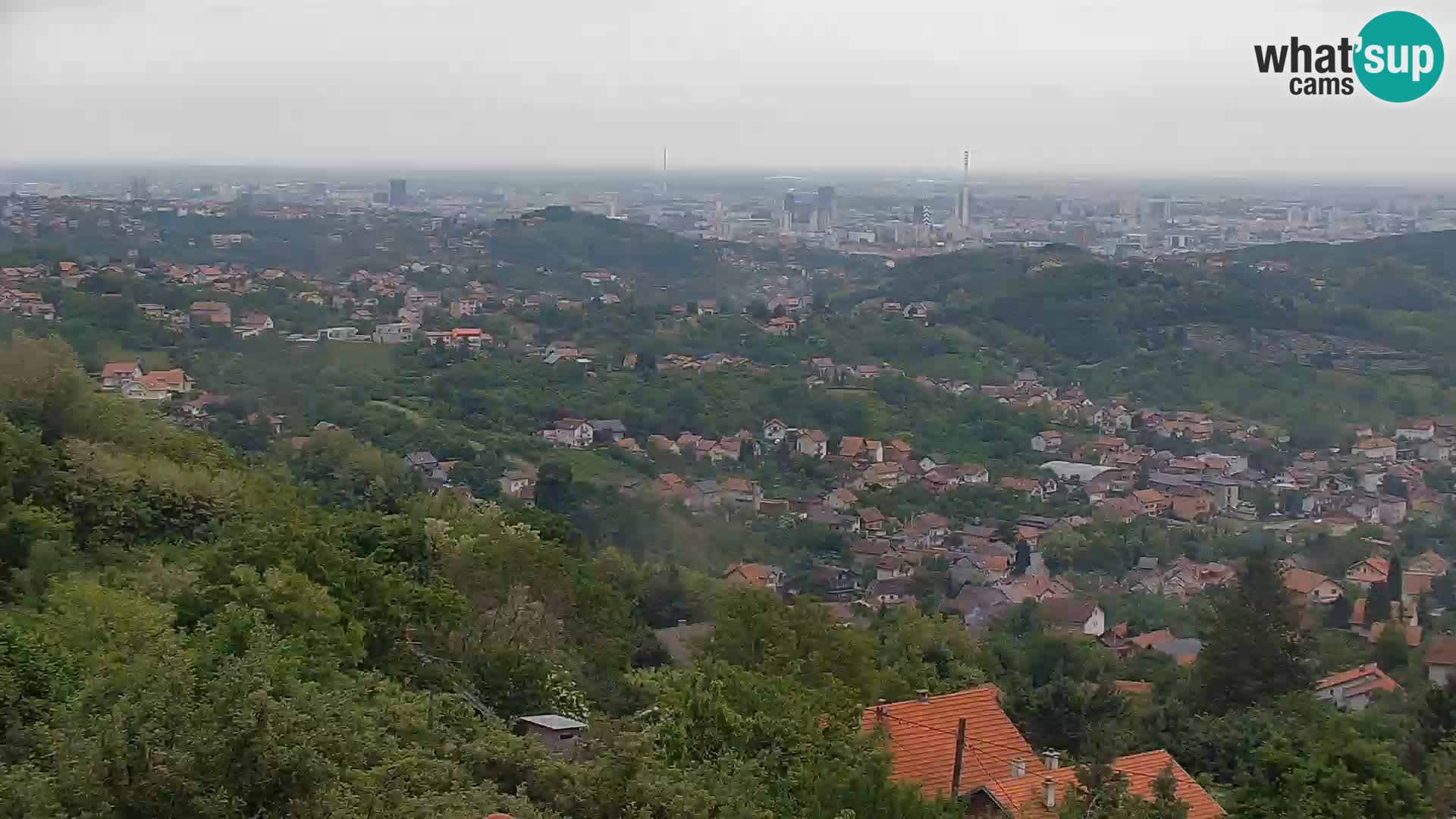 Panoramablick von Zagreb