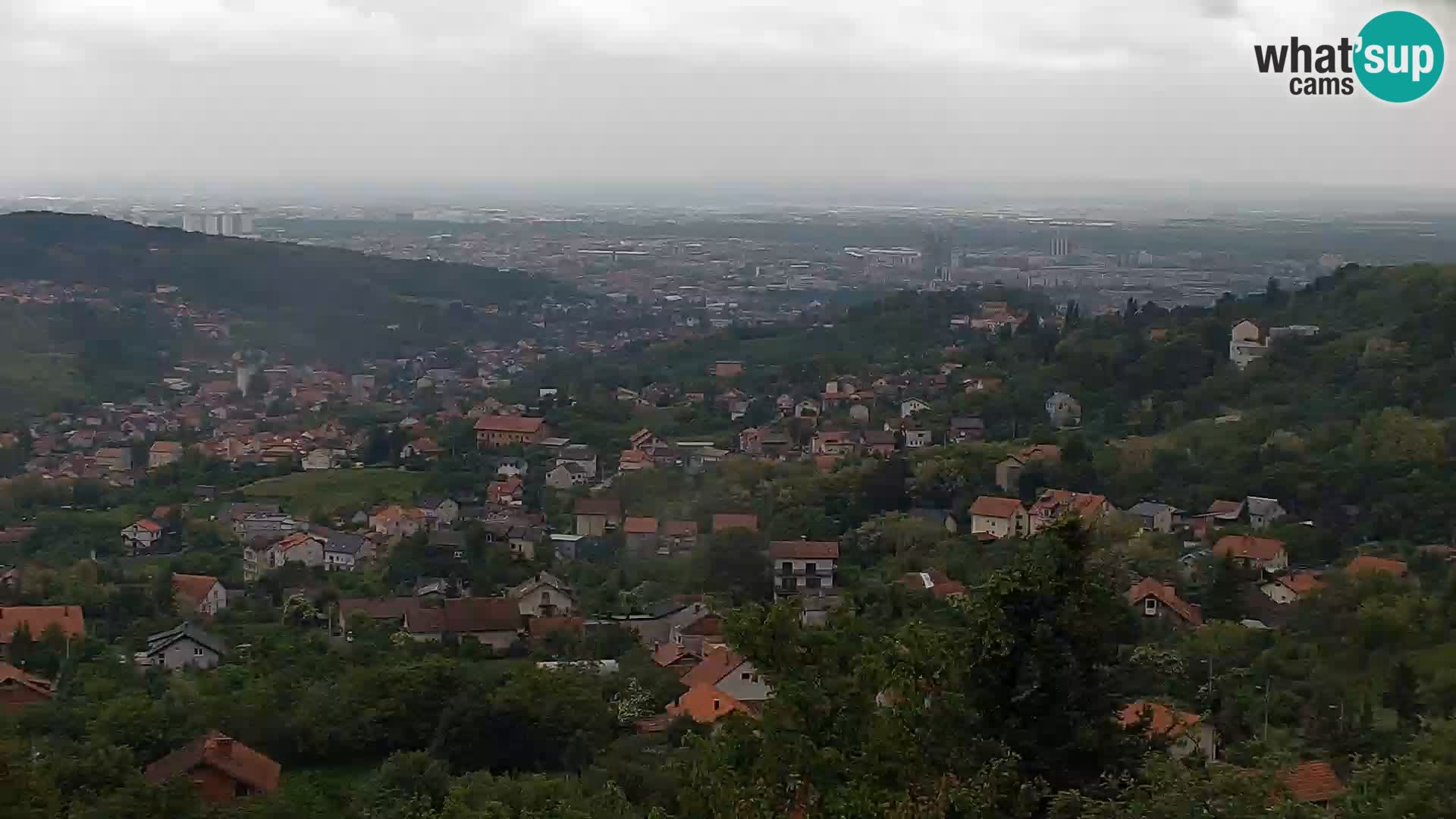 Panoramic view of Zagreb