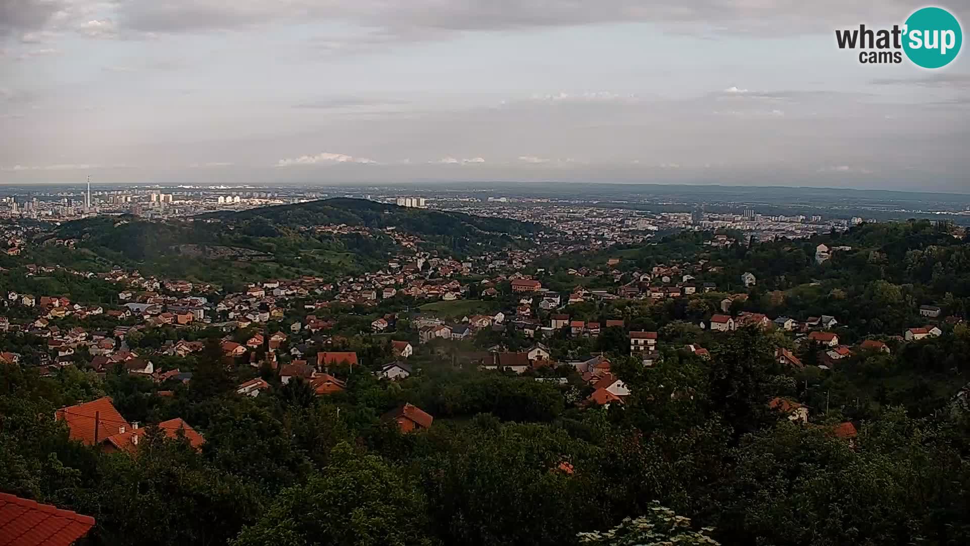 Panoramablick von Zagreb