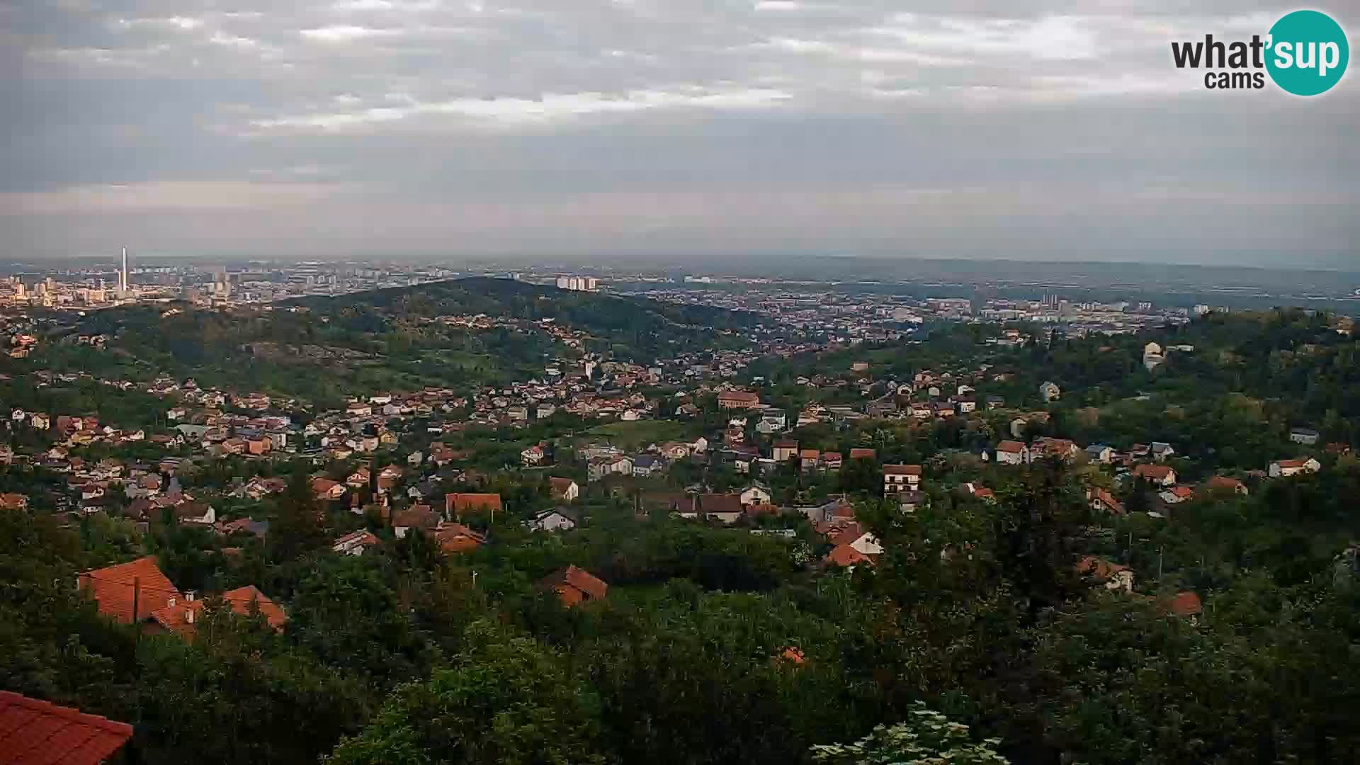 Panoramablick von Zagreb