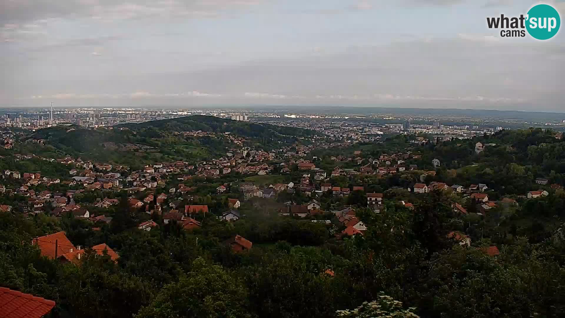 Panoramic view of Zagreb