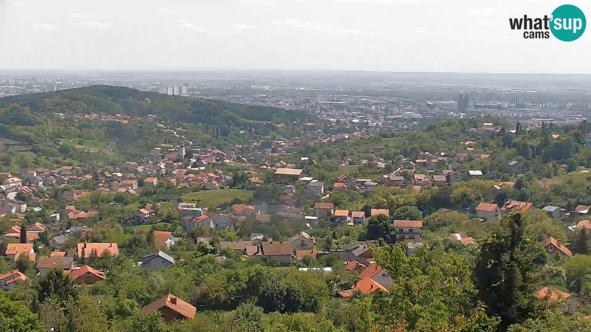 Vue panoramique de Zagreb