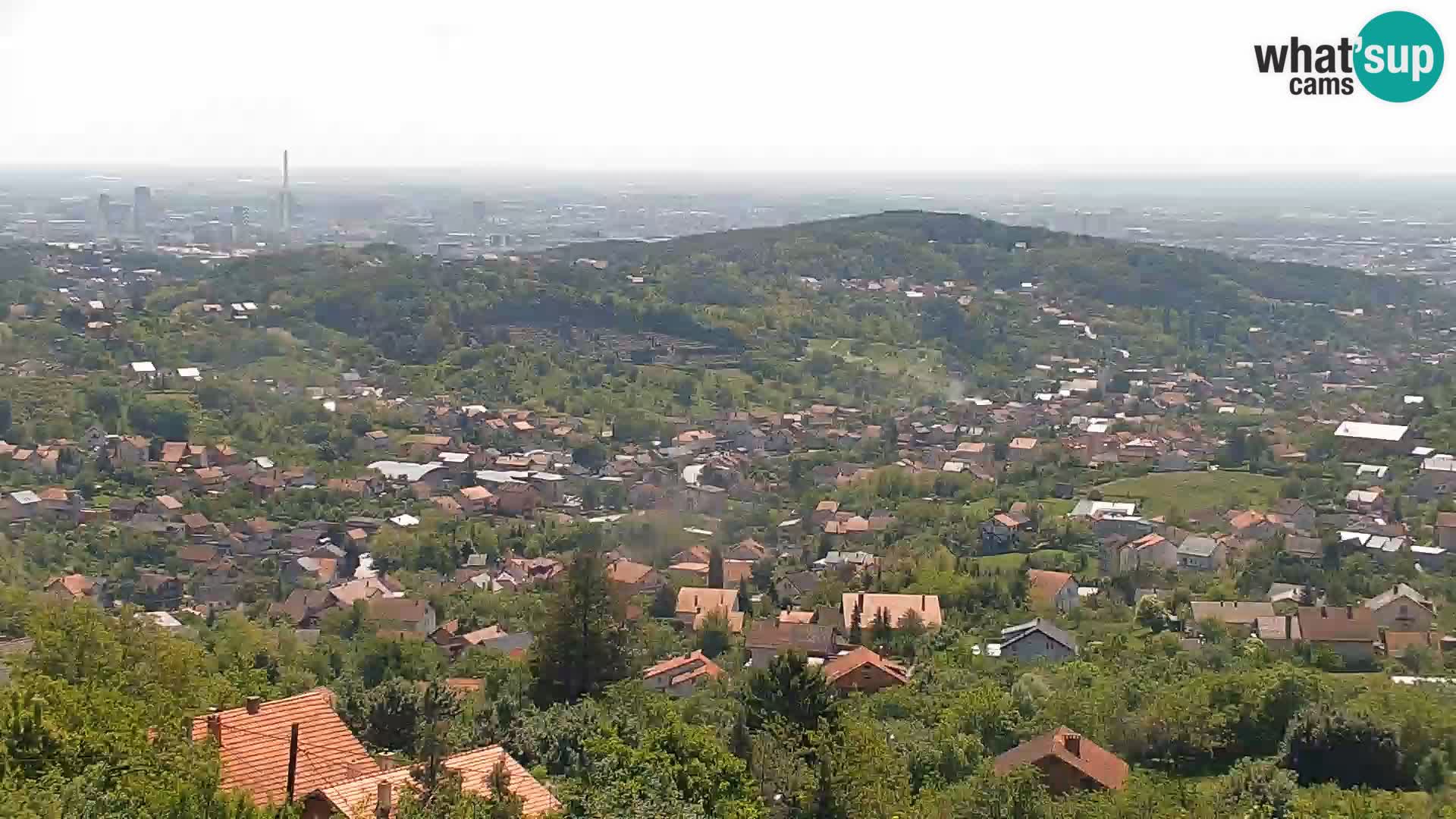 Vue panoramique de Zagreb