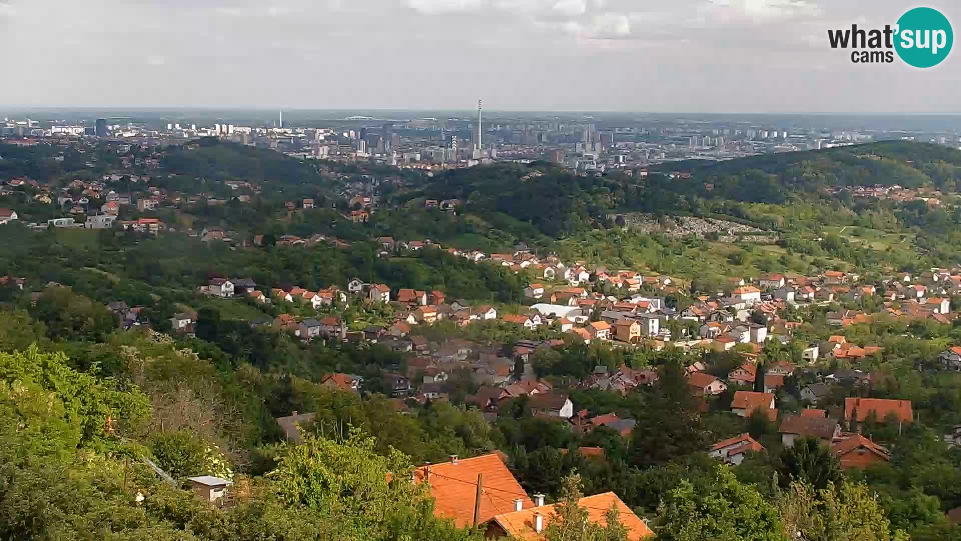 Panoramic view of Zagreb