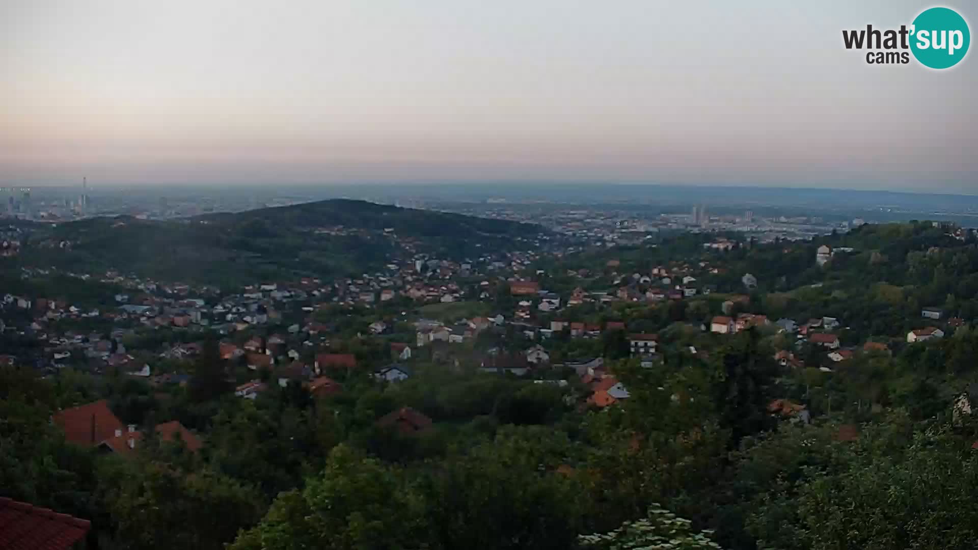 Panoramski pogled na Zagreb