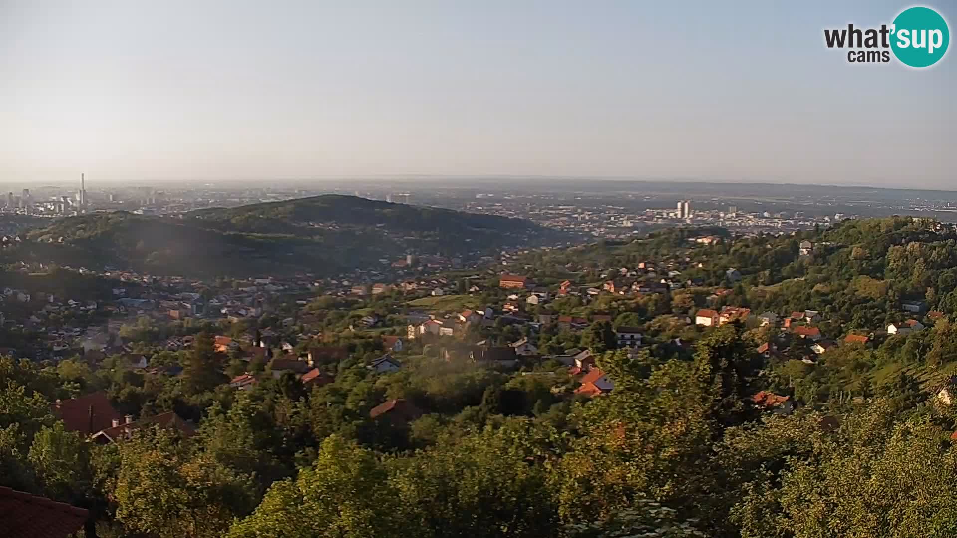Panoramski pogled na Zagreb