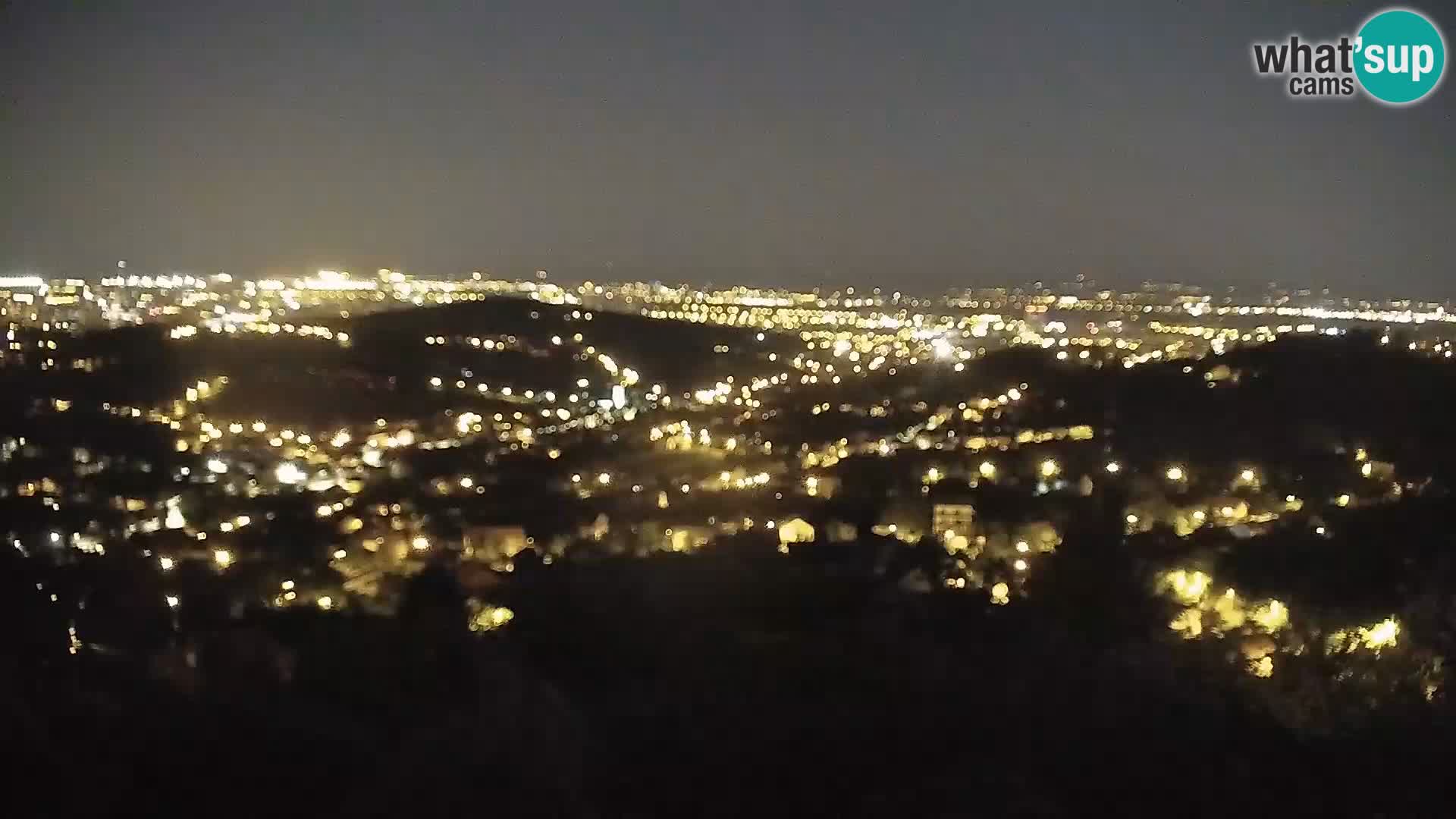 Vista panoramica di Zagabria