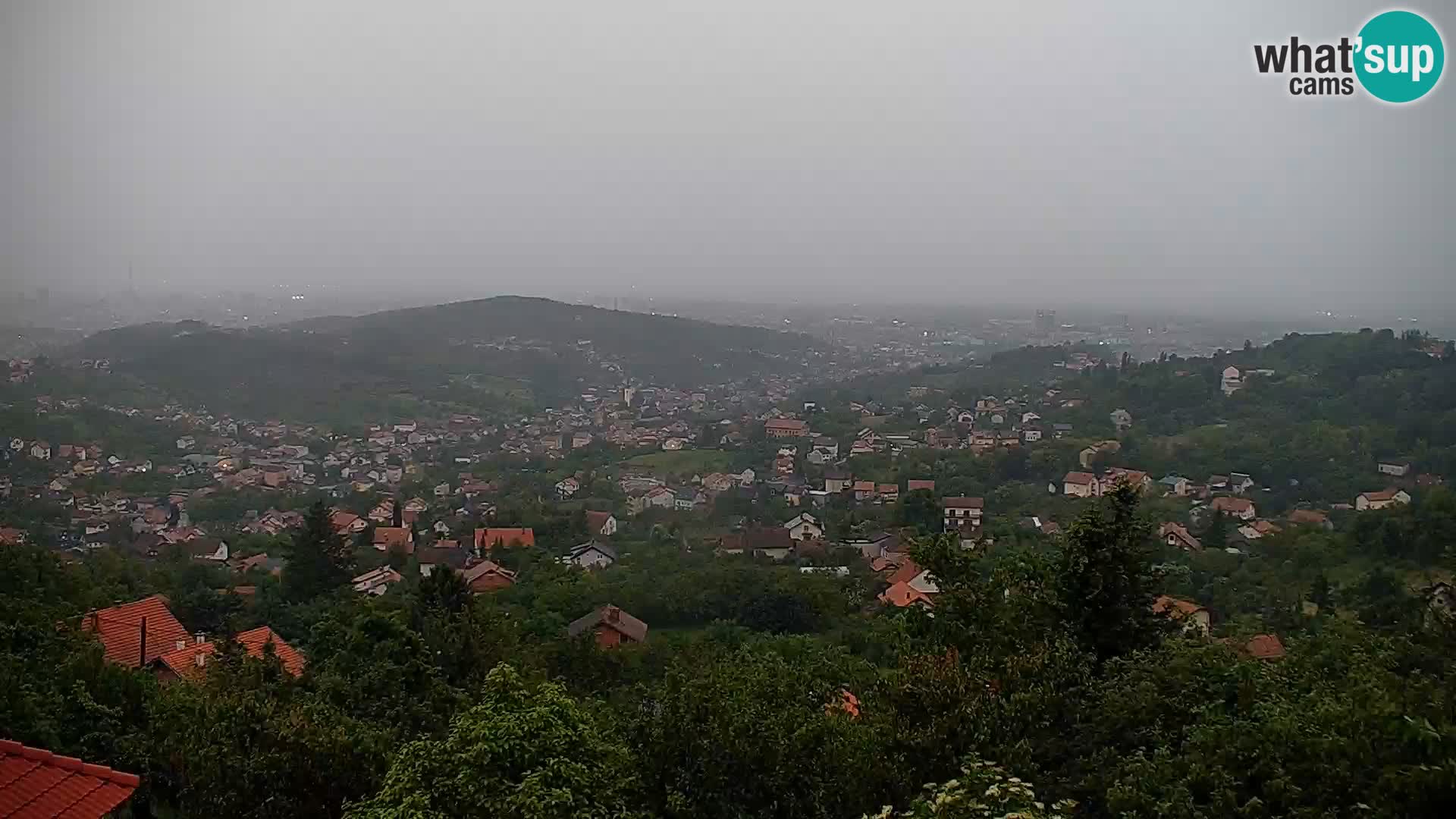 Panoramic view of Zagreb