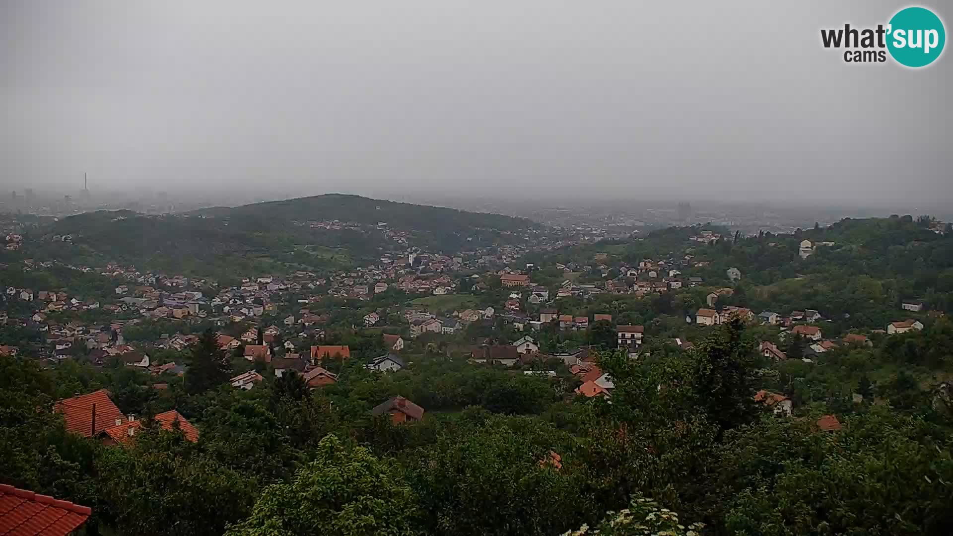 Panoramic view of Zagreb