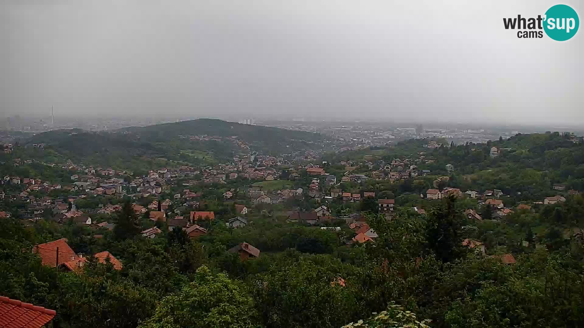 Panoramski pogled na Zagreb