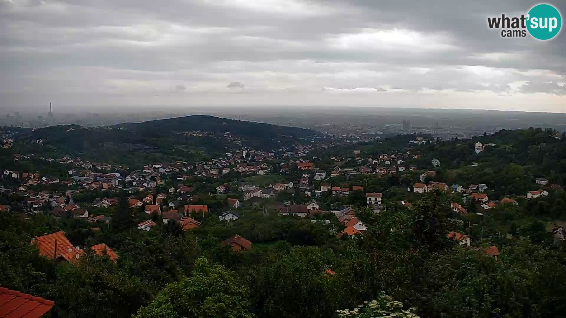 Panoramic view of Zagreb