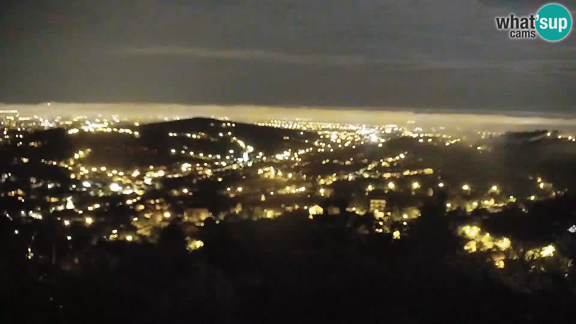 Vista panoramica di Zagabria
