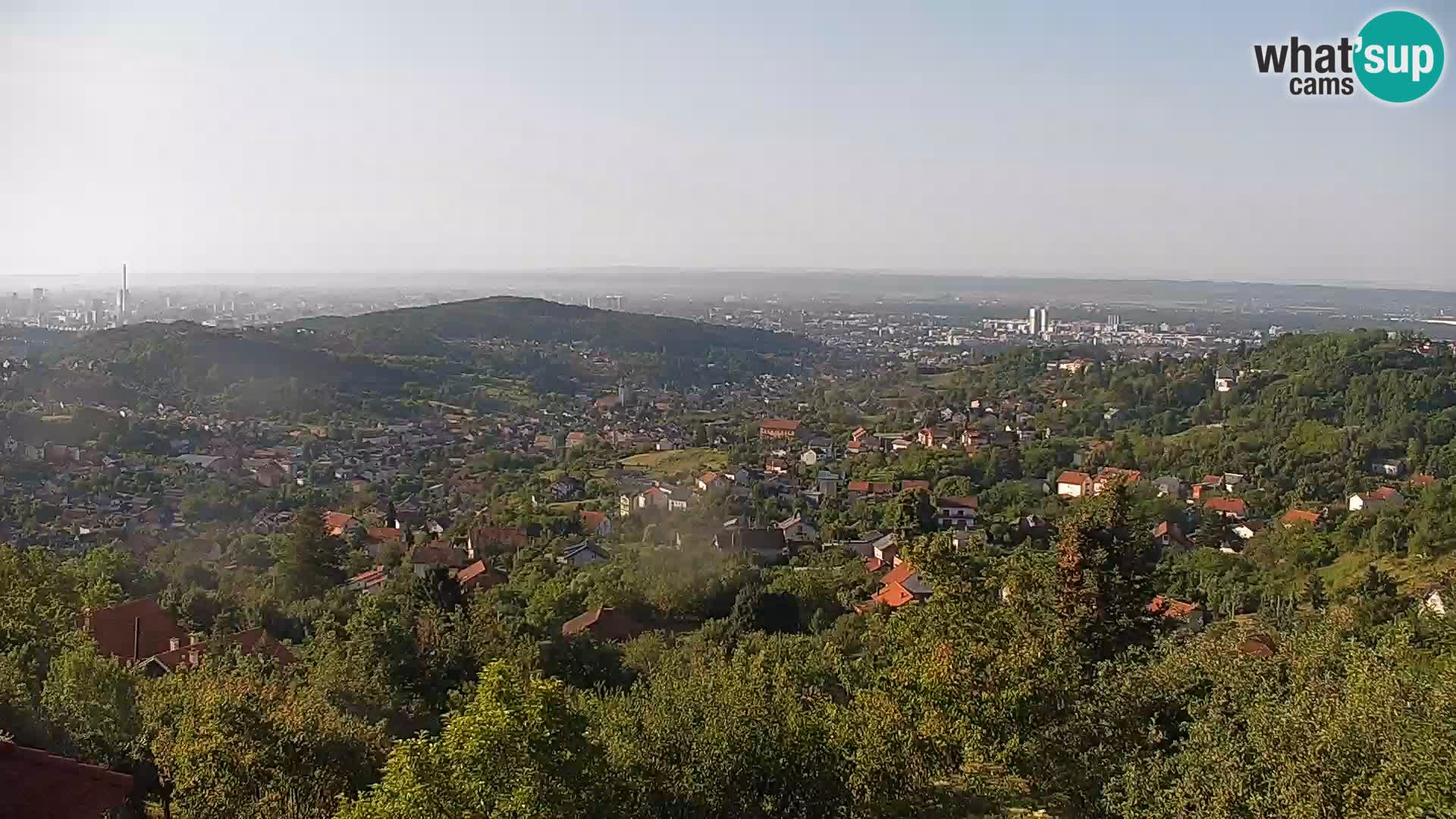 Vista panorámica de Zagreb