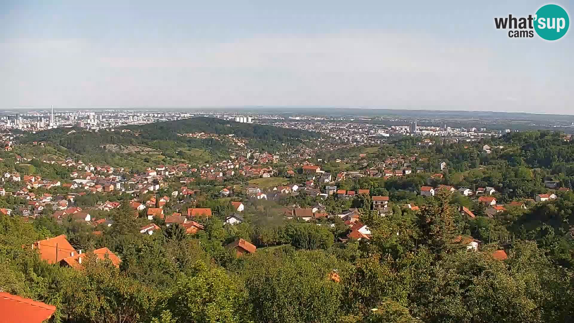 Panoramski pogled na Zagreb