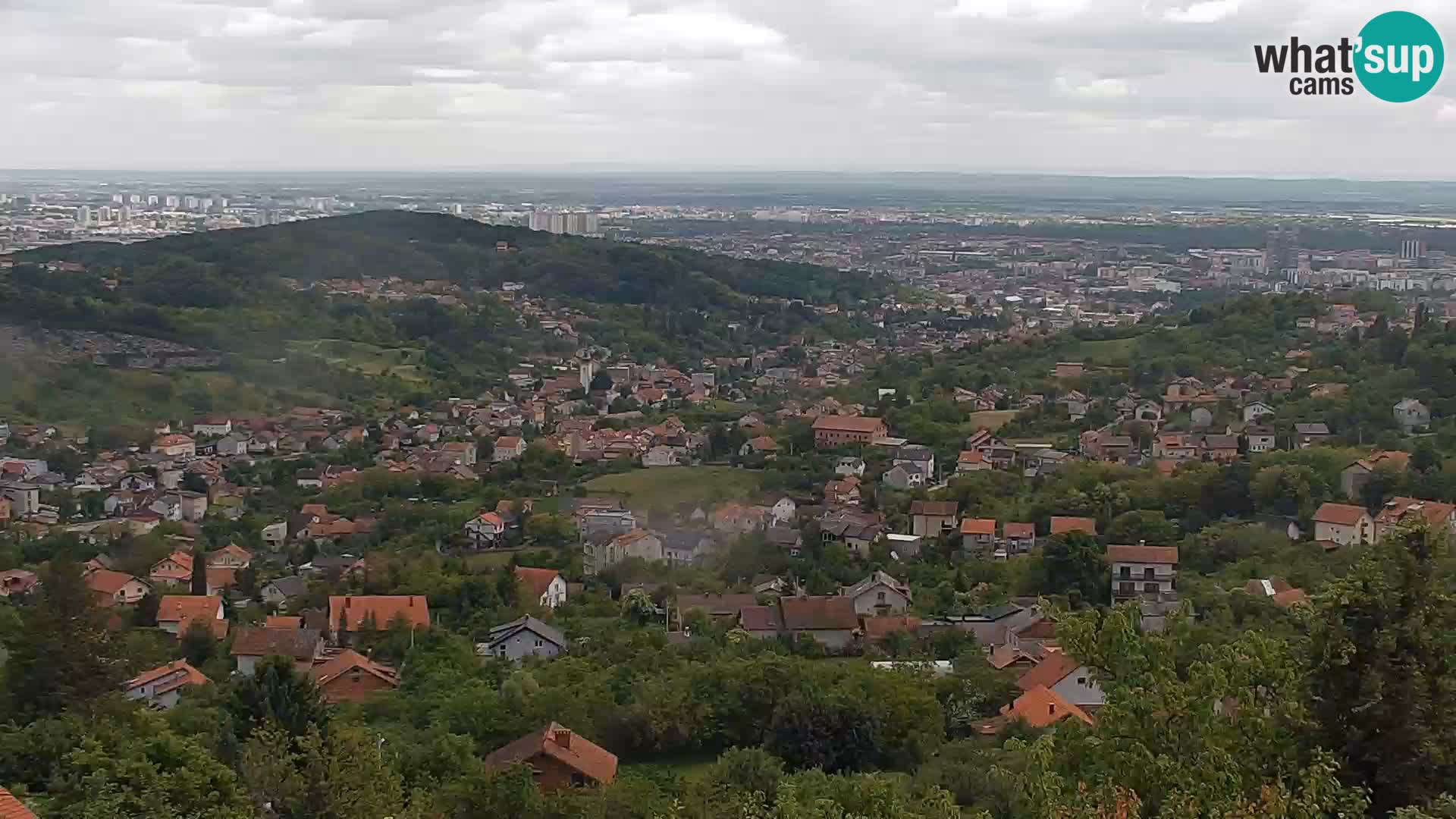 Panoramski pogled na Zagreb