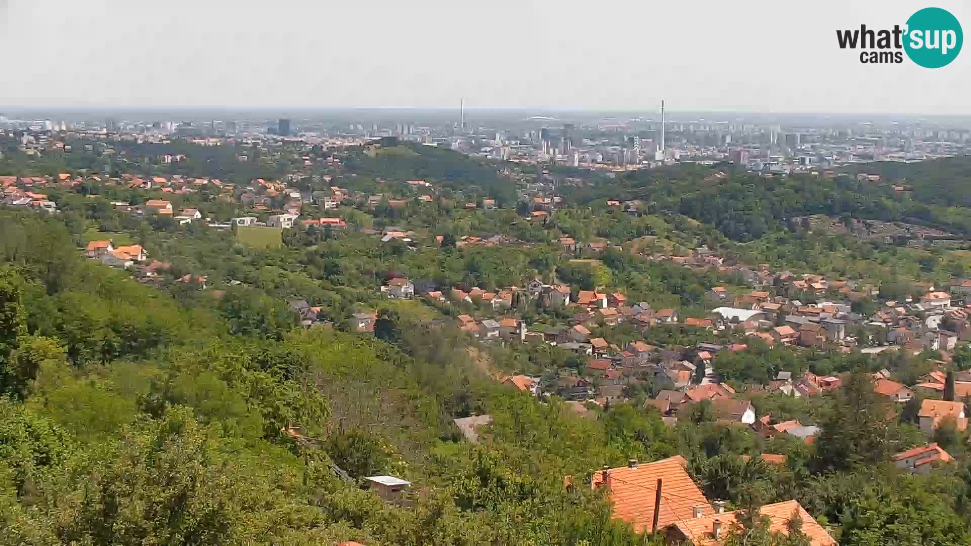 Panoramablick von Zagreb