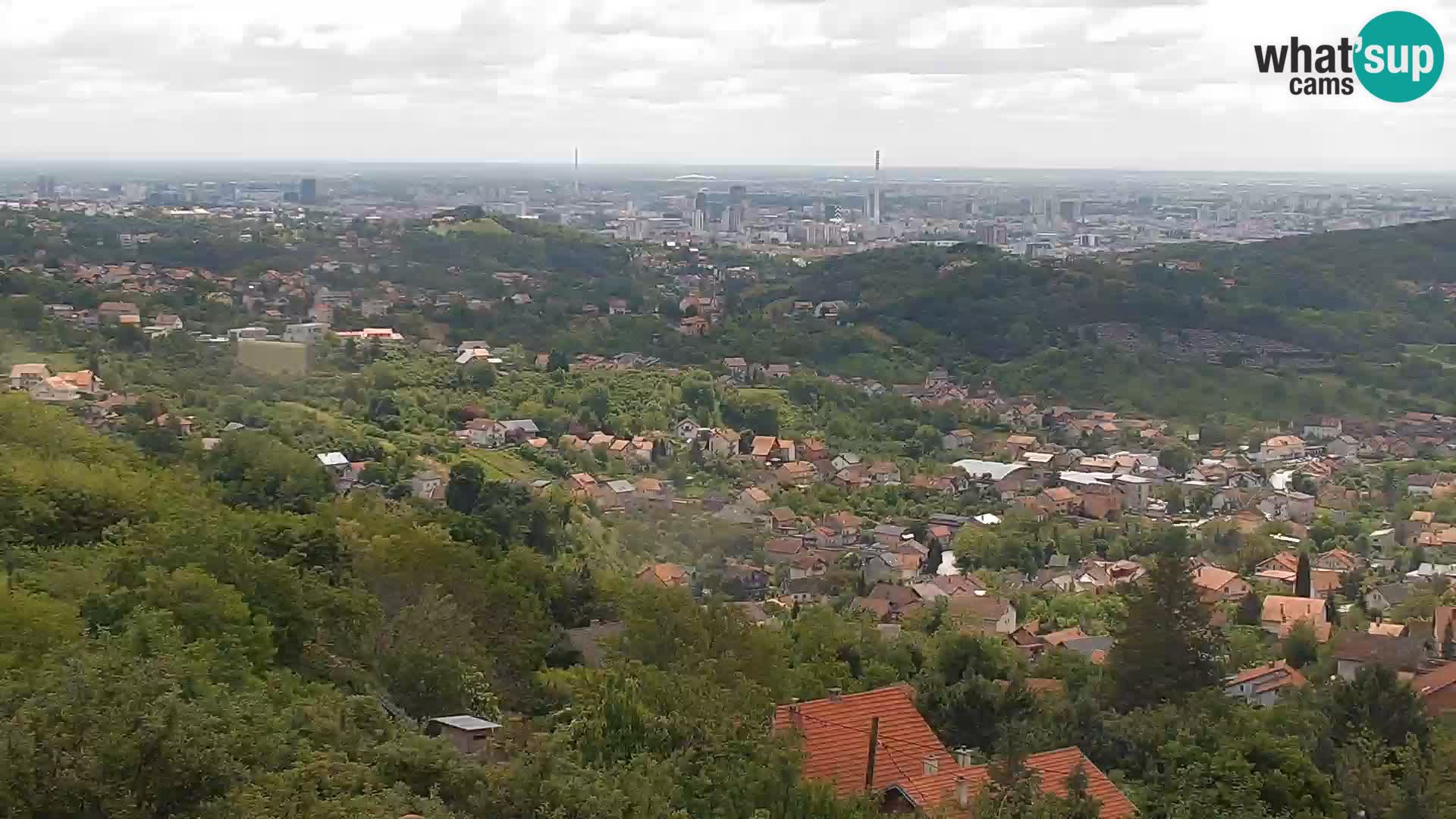 Panoramski pogled na Zagreb