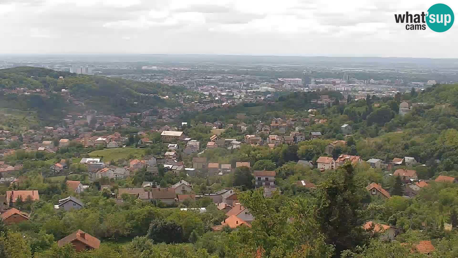 Panoramic view of Zagreb
