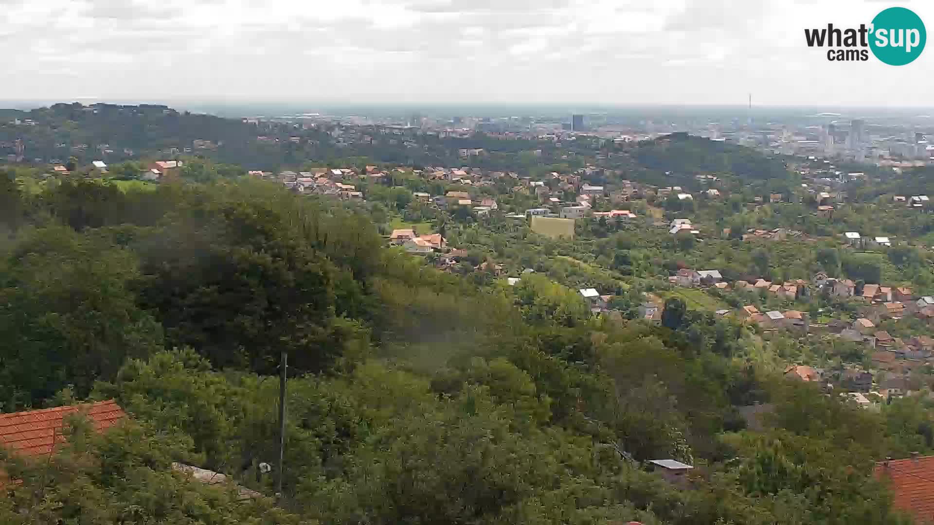 Panoramski pogled na Zagreb