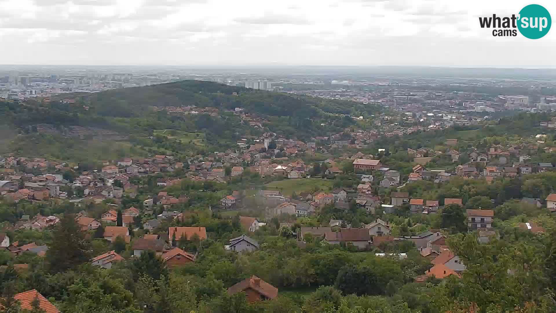 Panoramic view of Zagreb