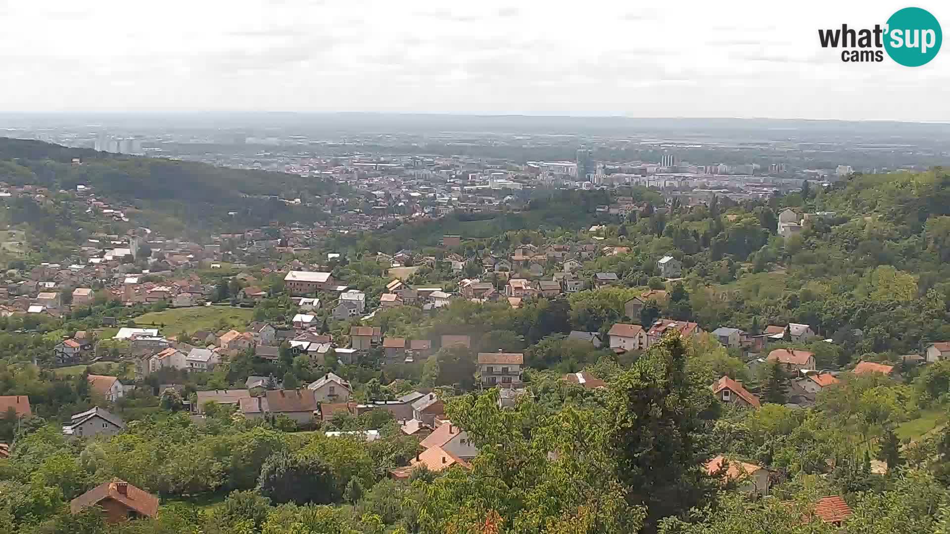 Vista panoramica di Zagabria