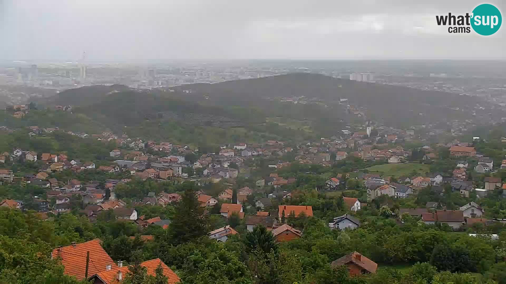 Panoramski pogled na Zagreb