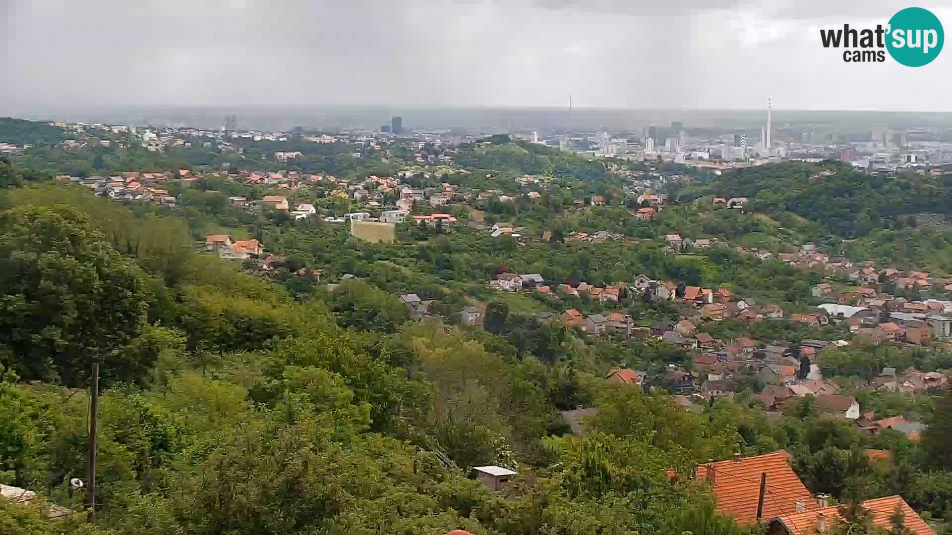 Panoramski pogled na Zagreb