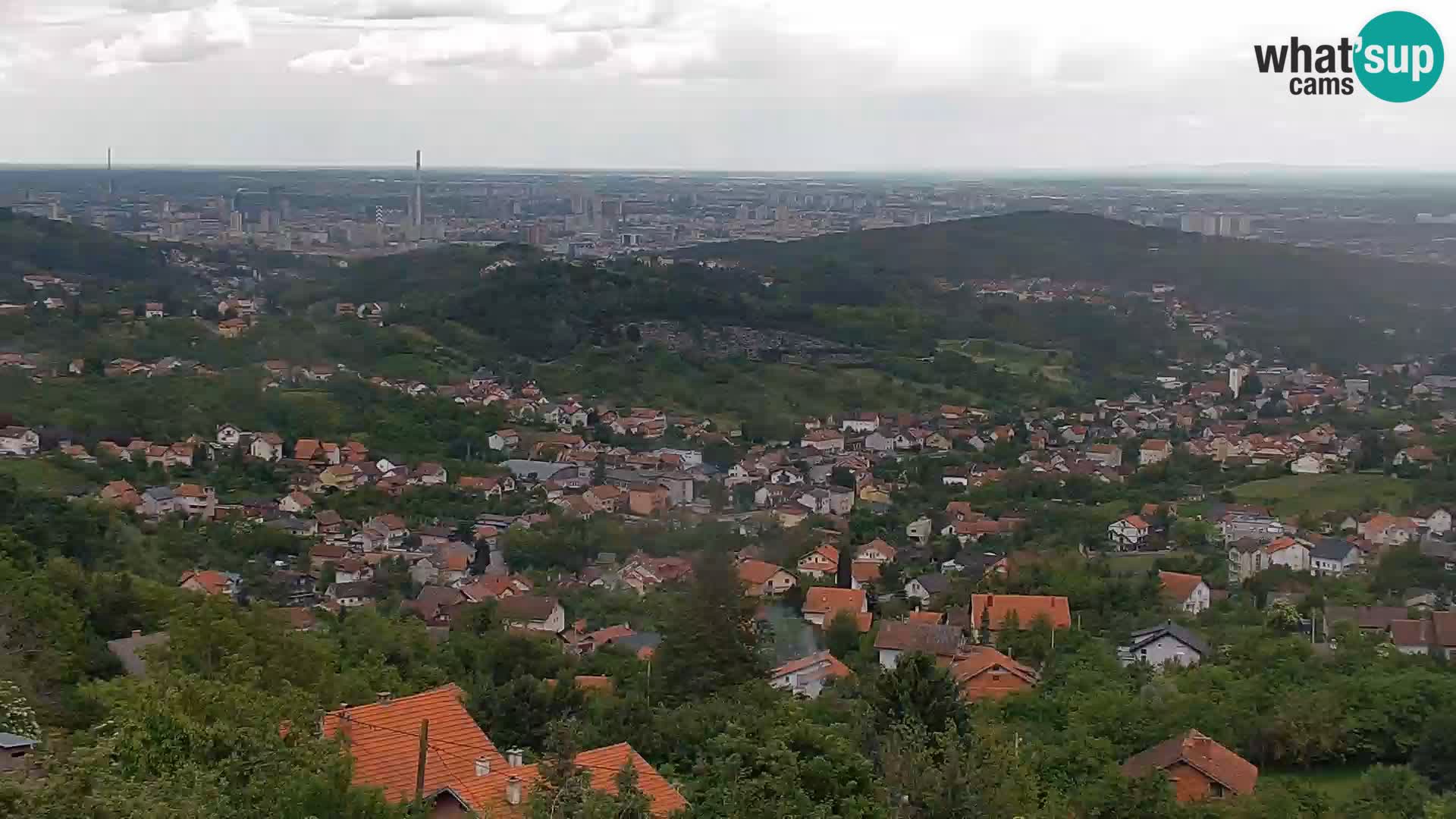 Panoramski pogled na Zagreb