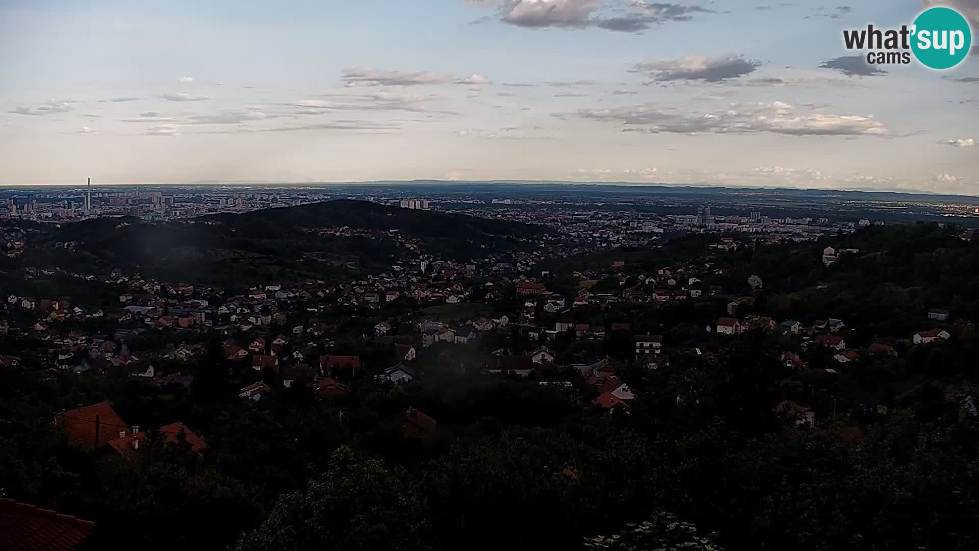 Panoramic view of Zagreb