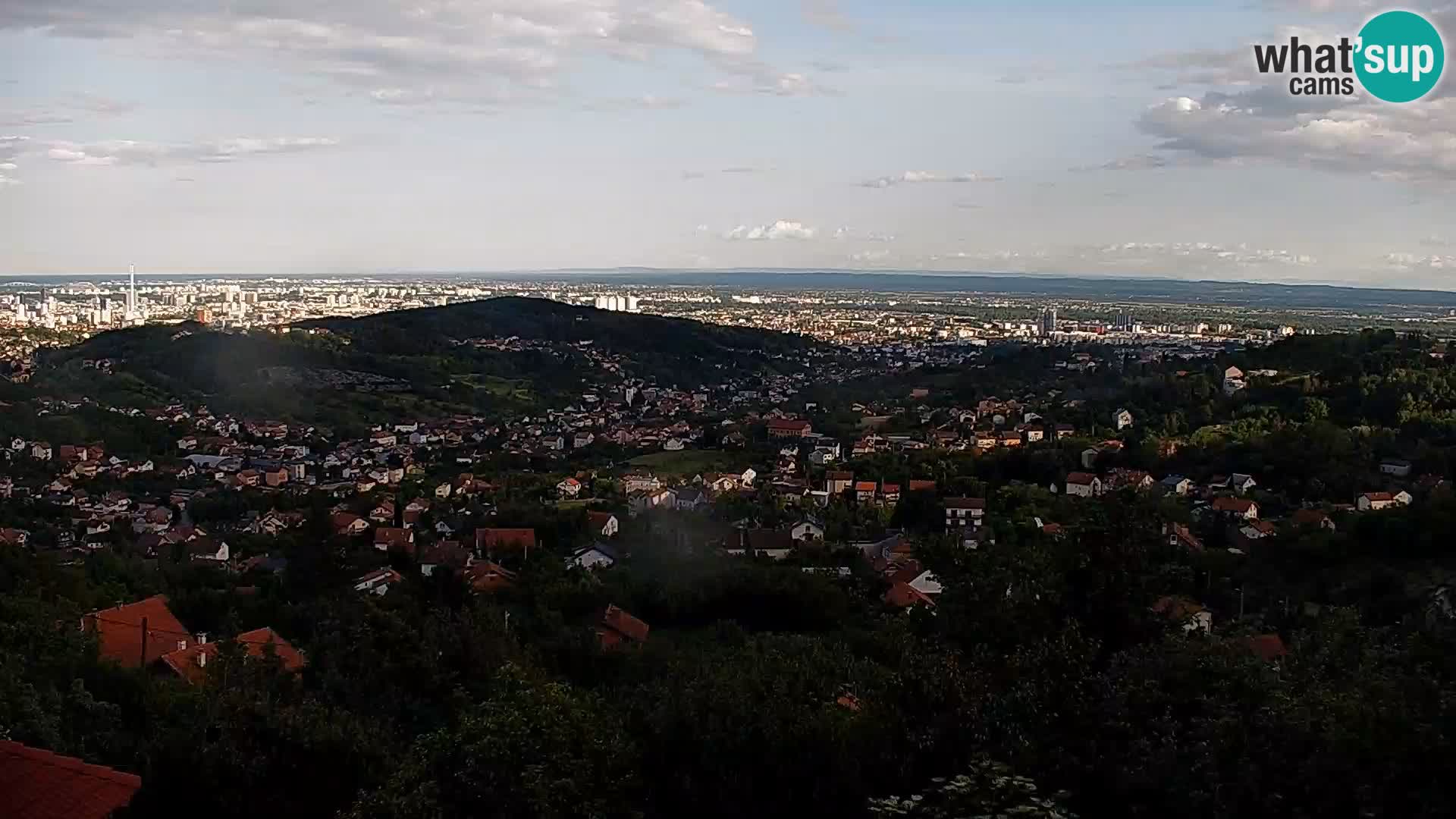 Panoramic view of Zagreb