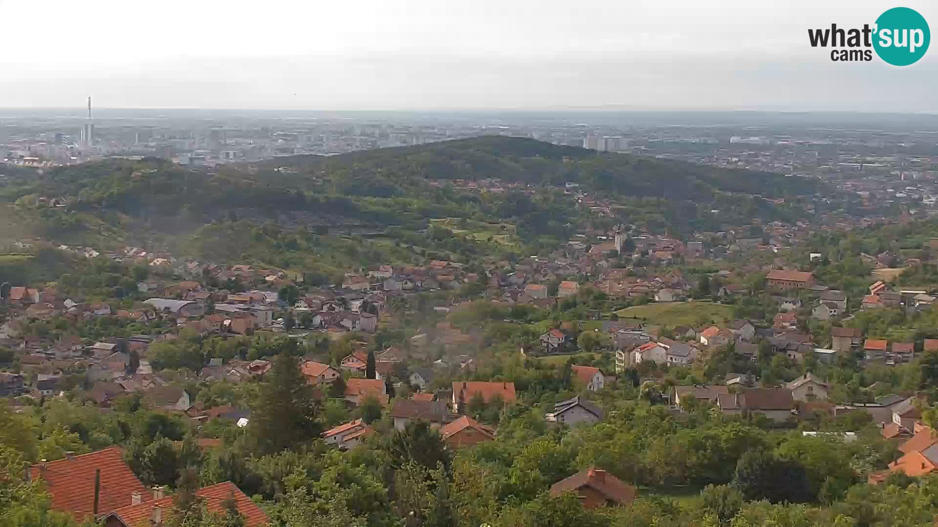Panoramski pogled na Zagreb