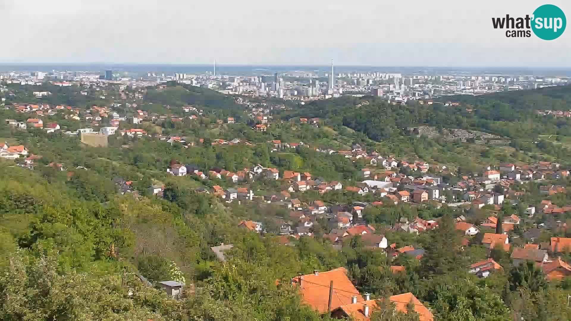 Panoramski pogled na Zagreb