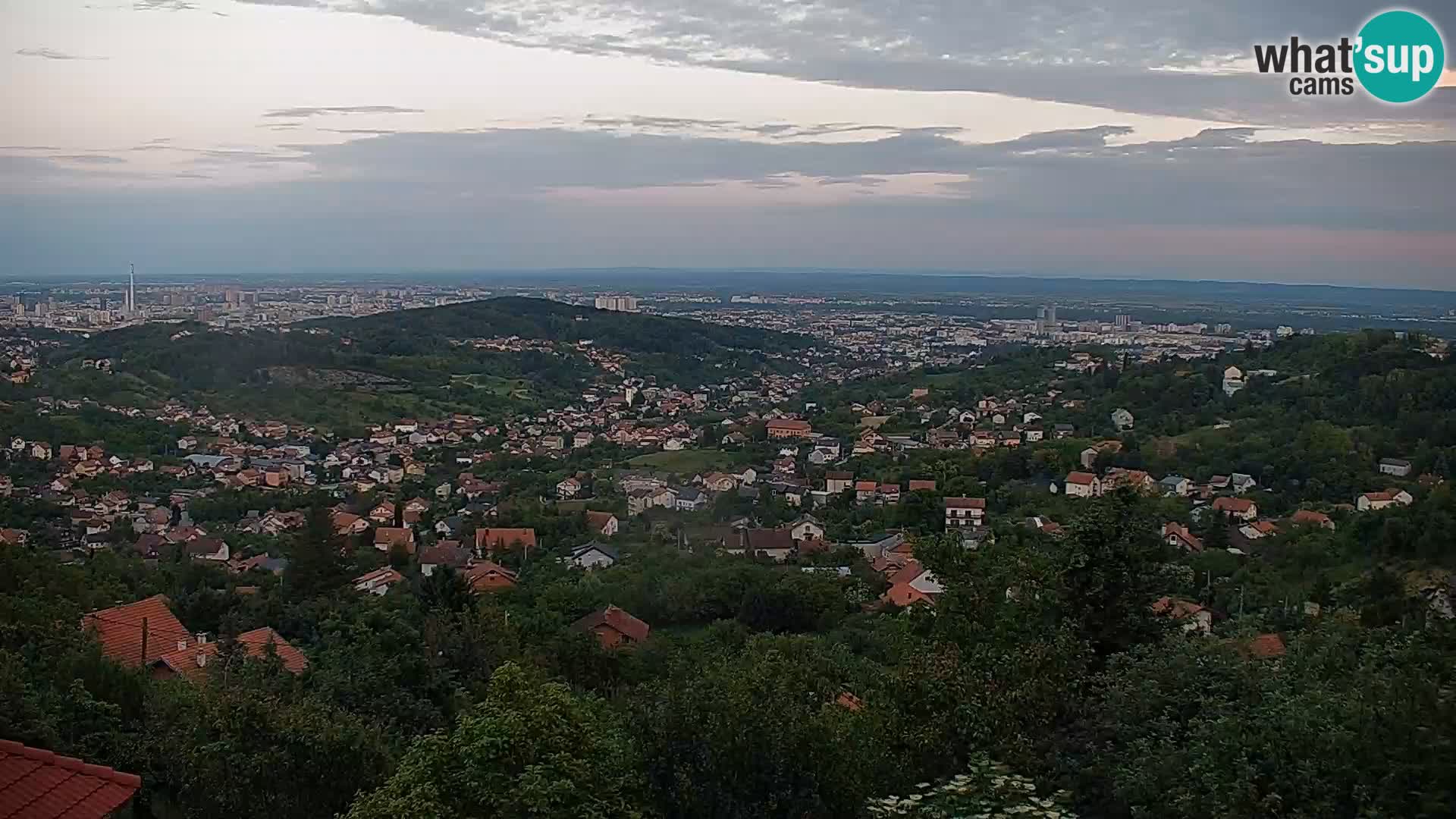 Panoramablick von Zagreb
