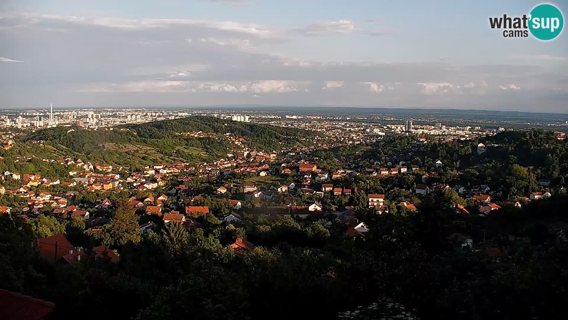 Vista panorámica de Zagreb