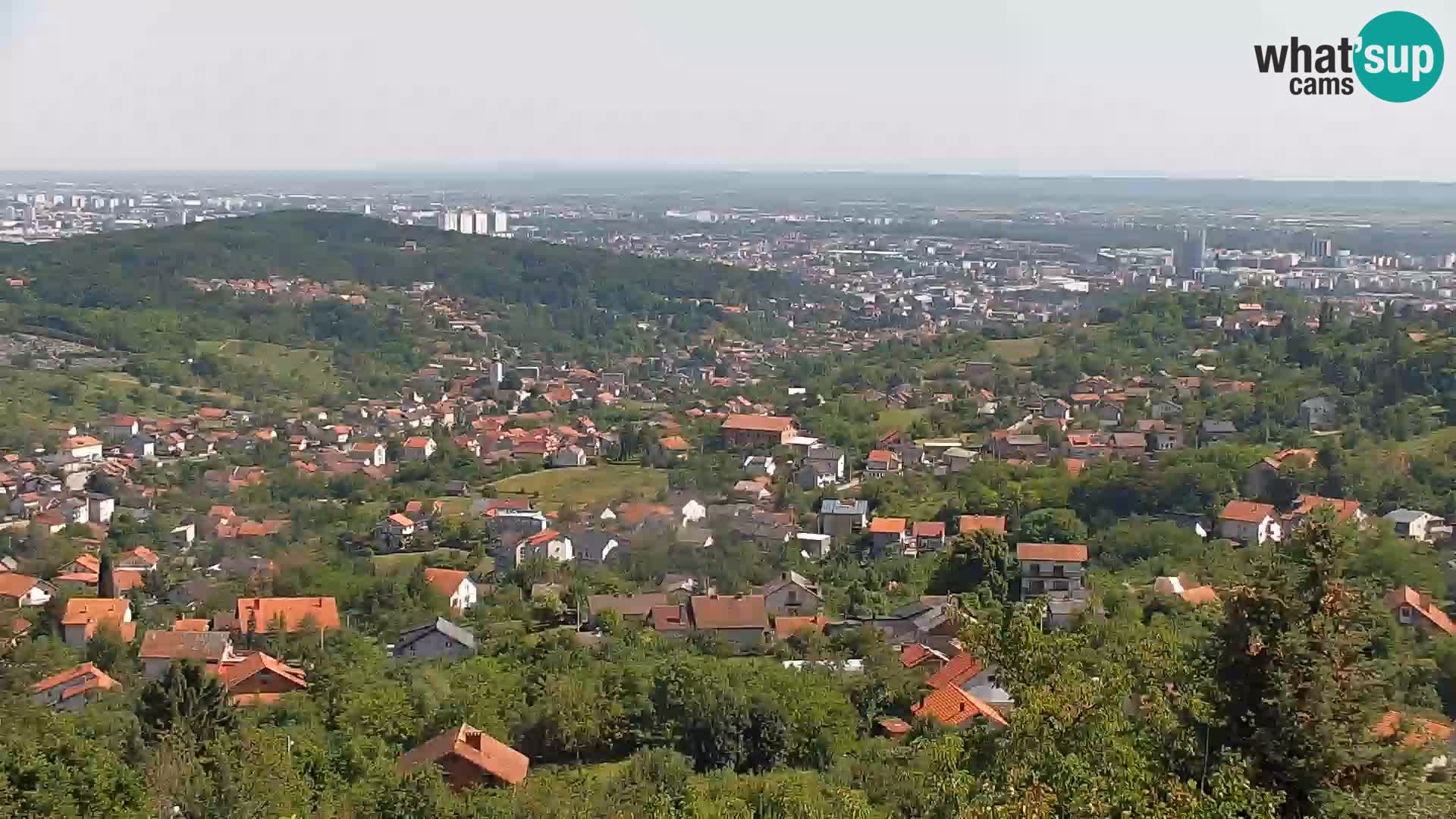 Panoramic view of Zagreb