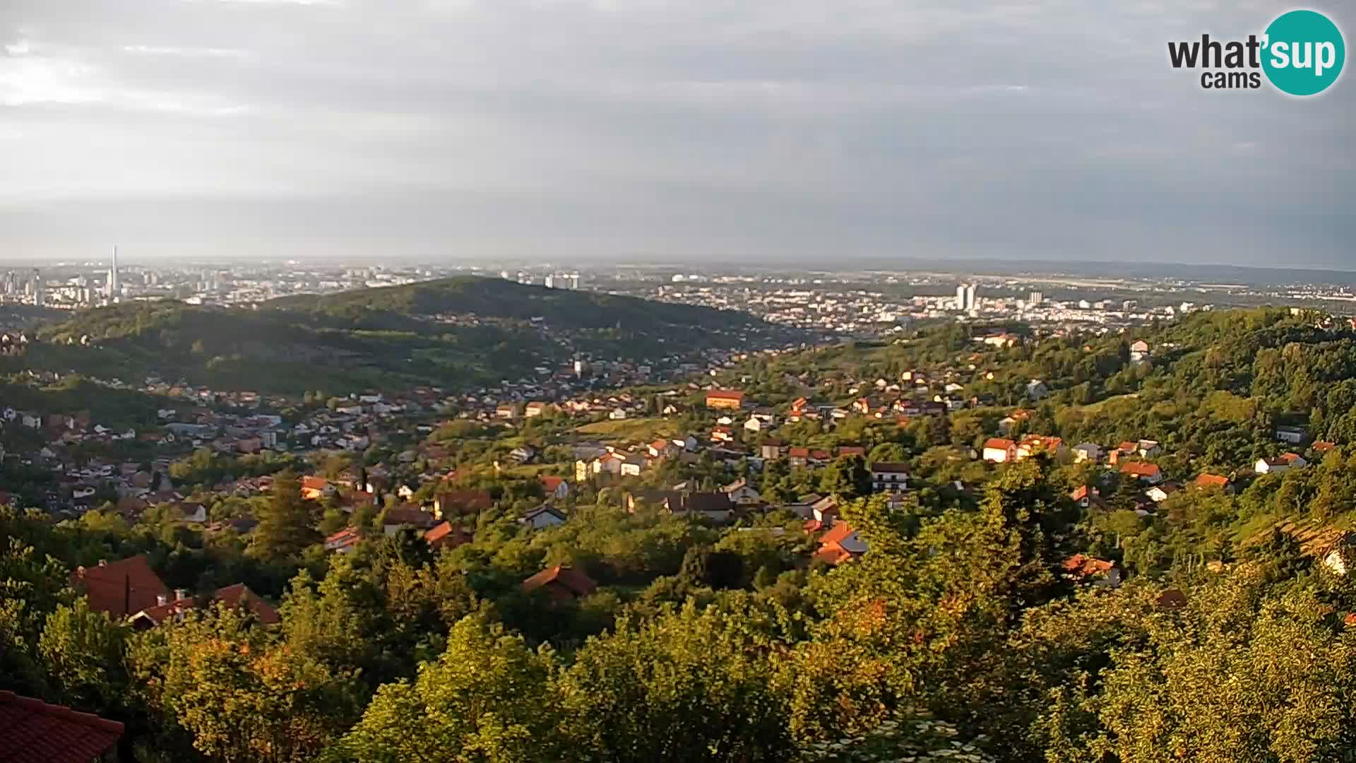 Vue panoramique de Zagreb