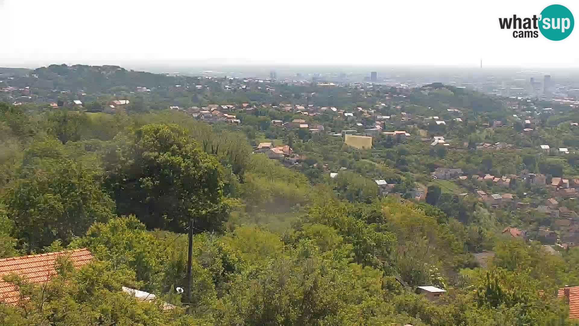 Vista panoramica di Zagabria