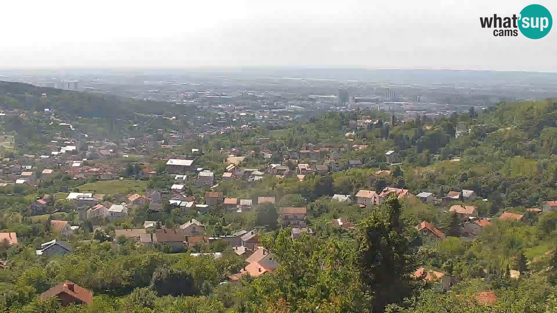 Vista panoramica di Zagabria