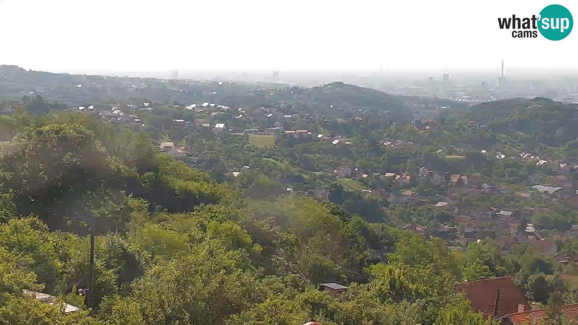 Panoramski pogled na Zagreb