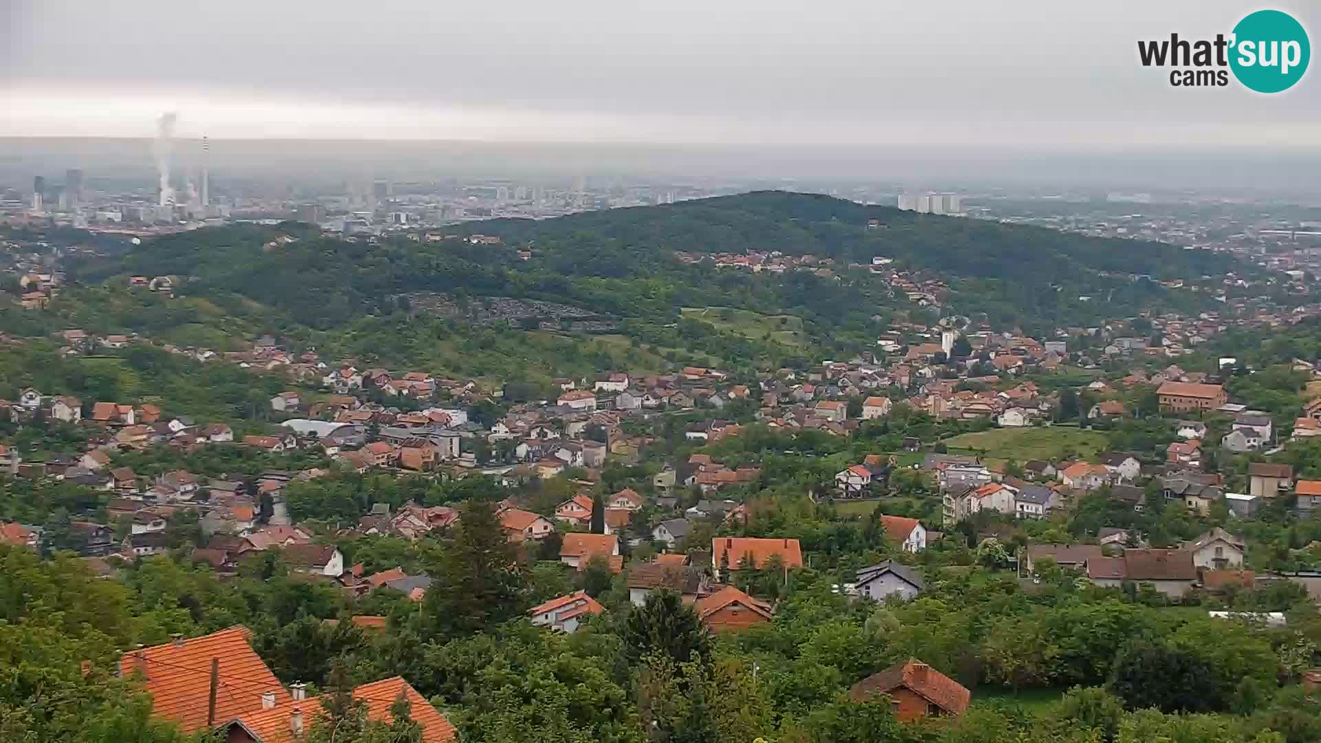 Panoramablick von Zagreb