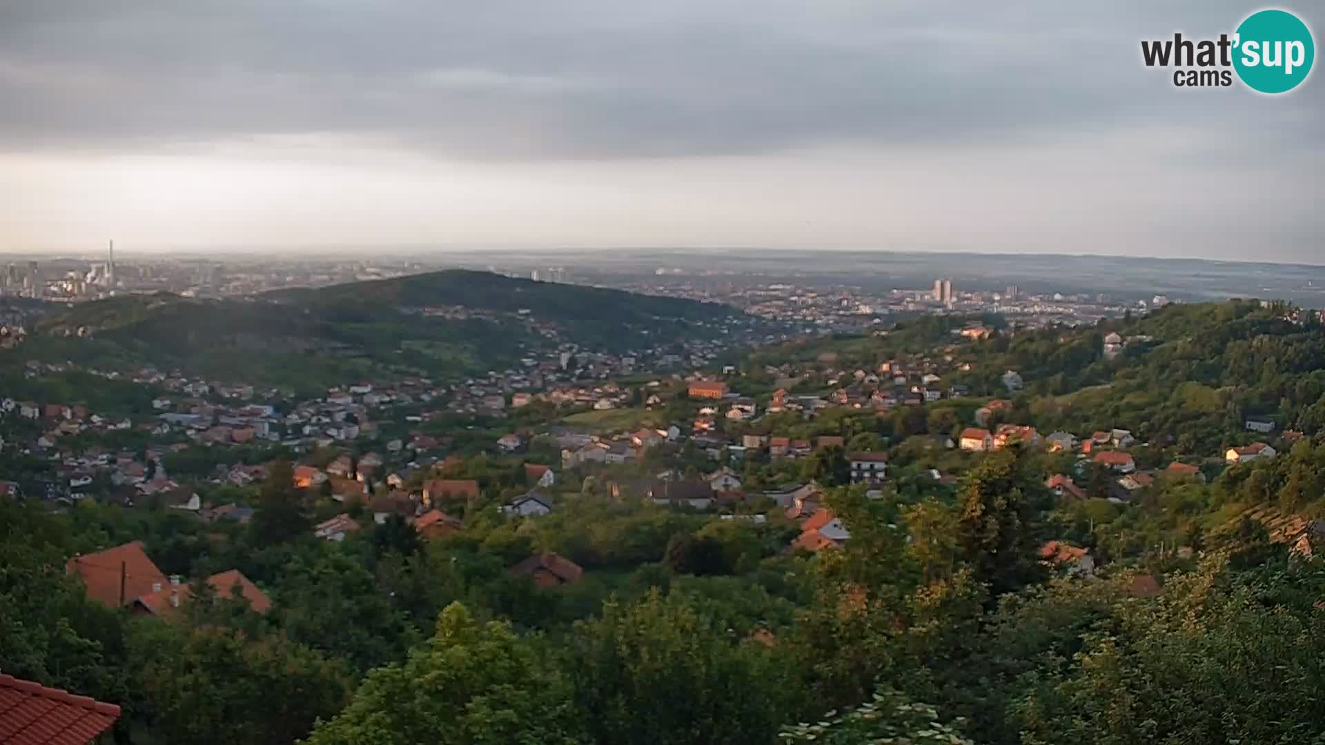 Panoramski pogled na Zagreb
