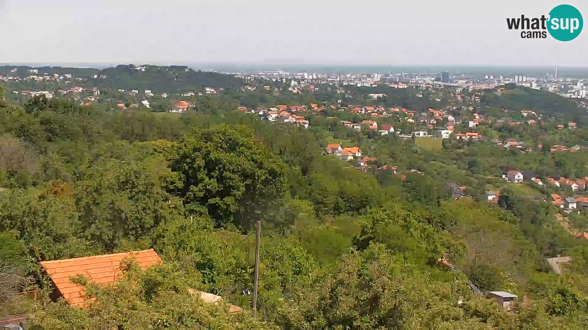 Panoramski pogled na Zagreb