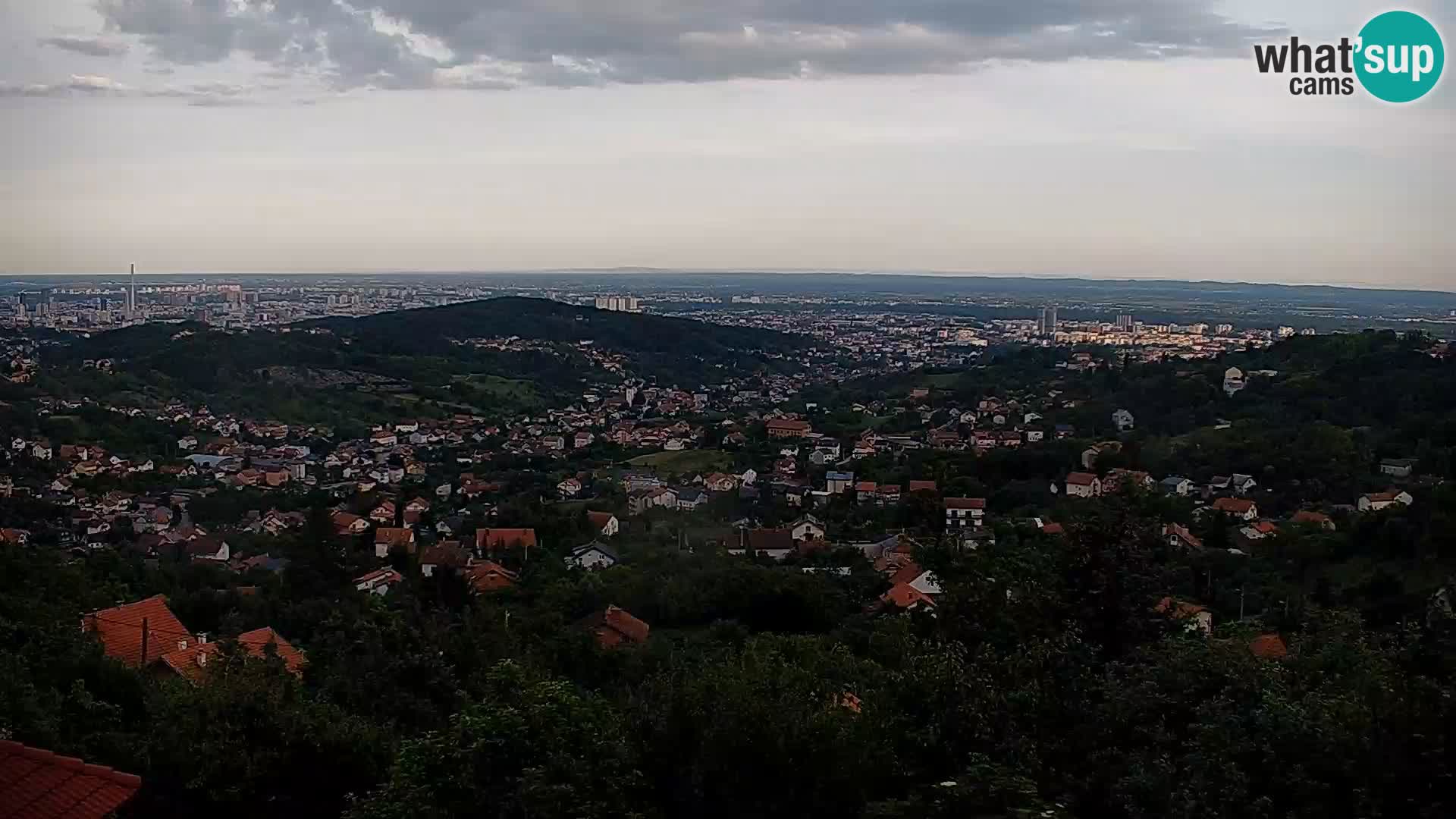 Panoramablick von Zagreb