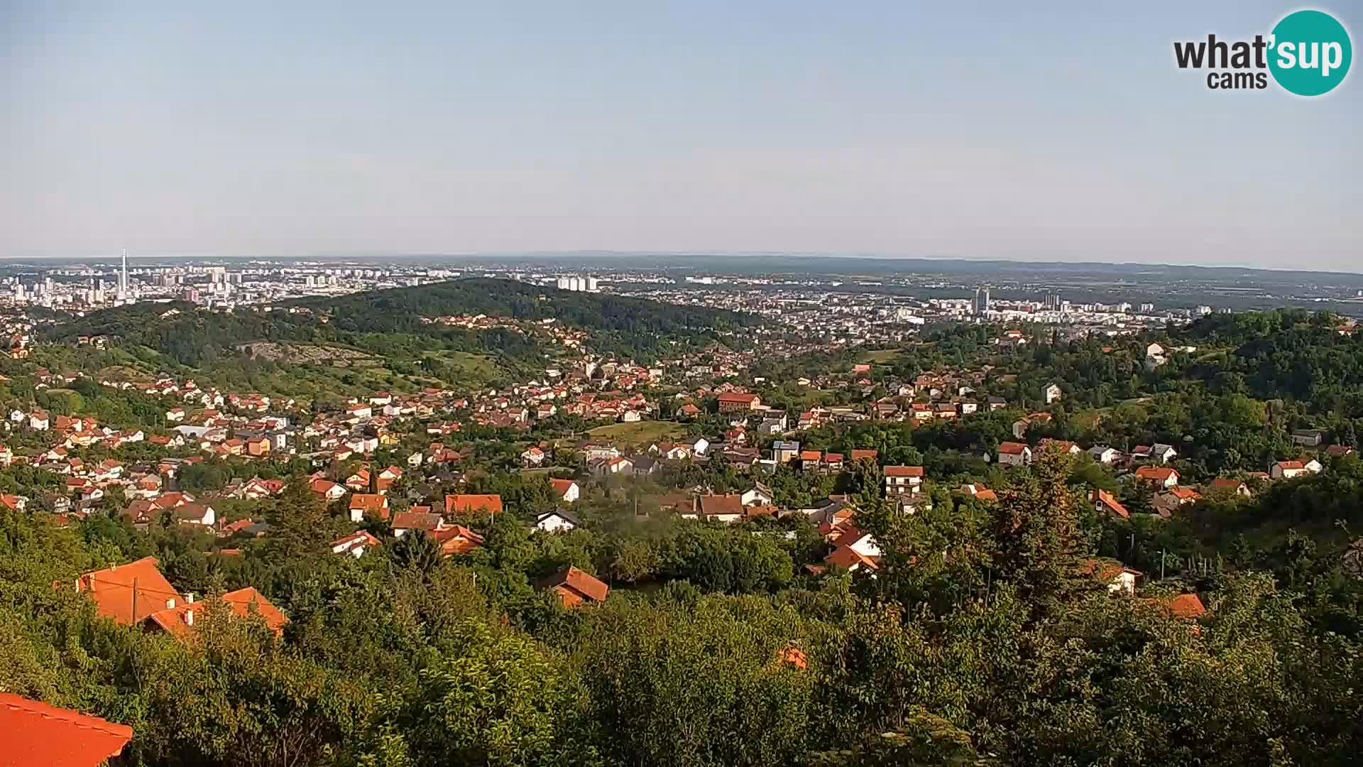 Panoramic view of Zagreb