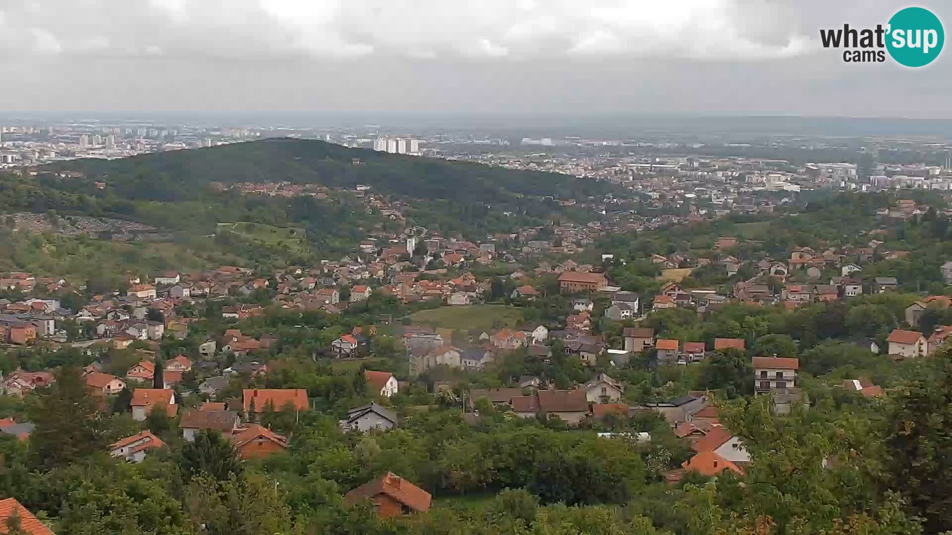 Panoramski pogled na Zagreb