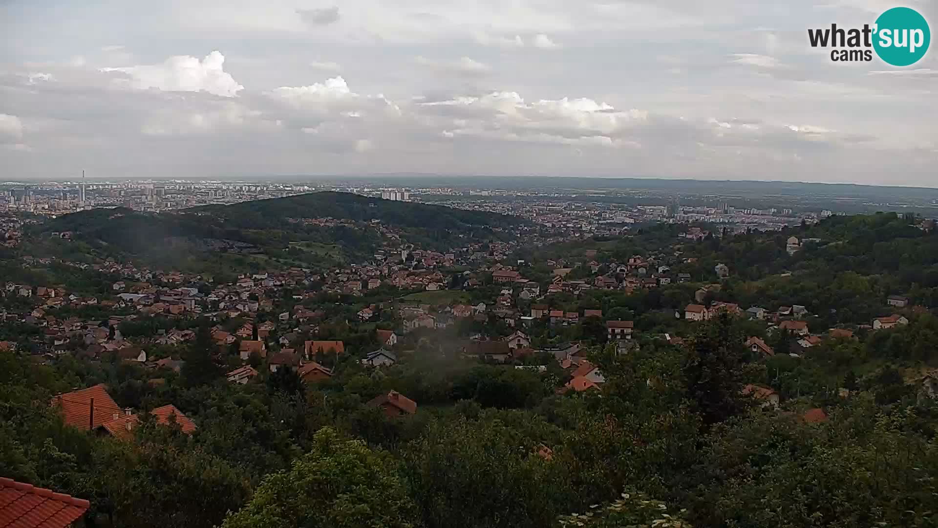 Panoramic view of Zagreb