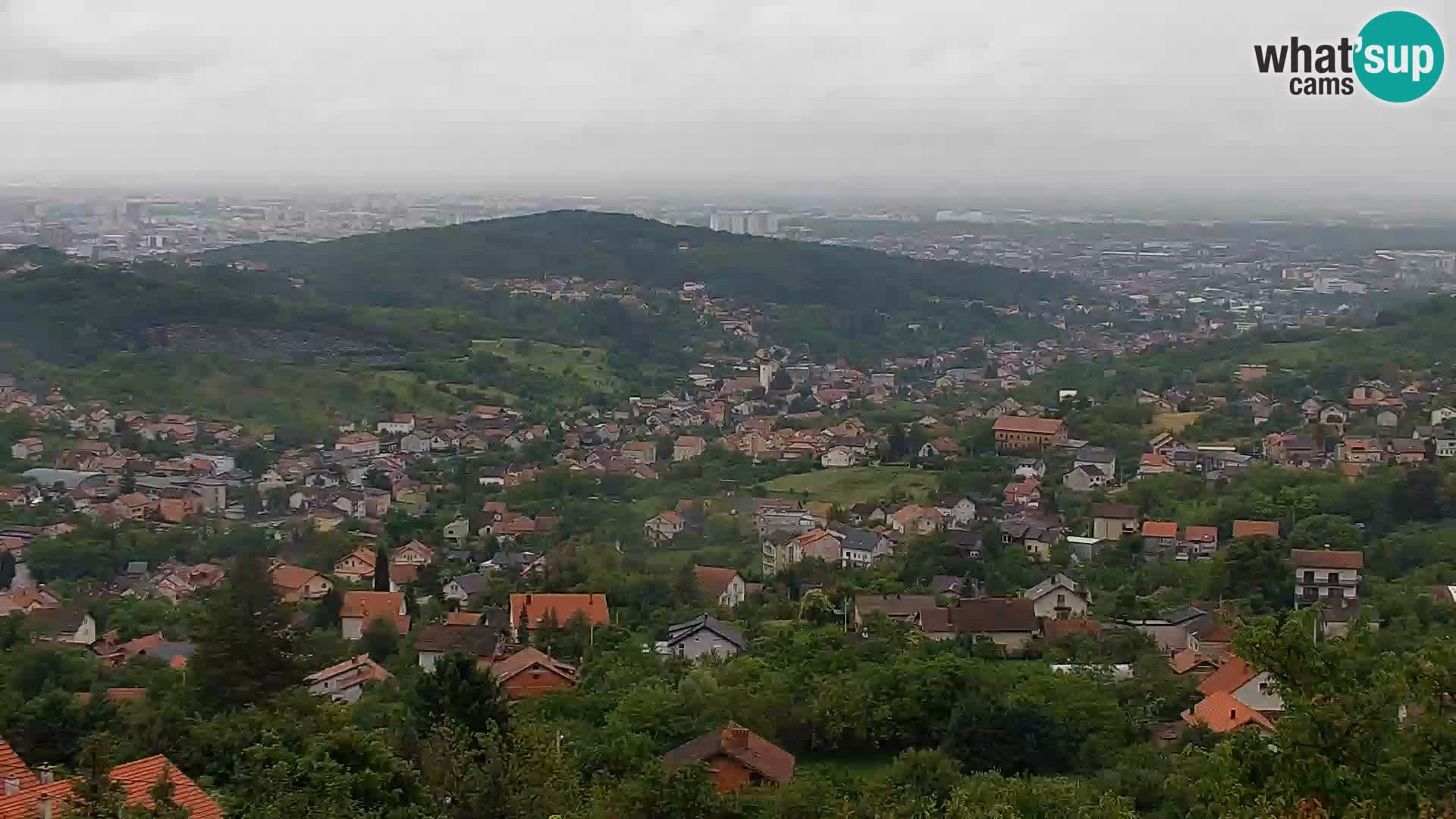 Panoramski pogled na Zagreb