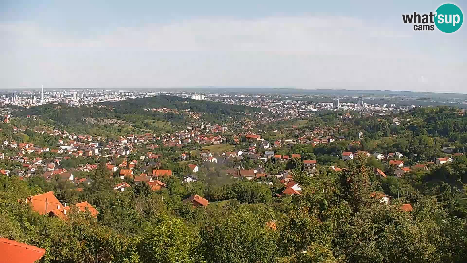 Panoramic view of Zagreb