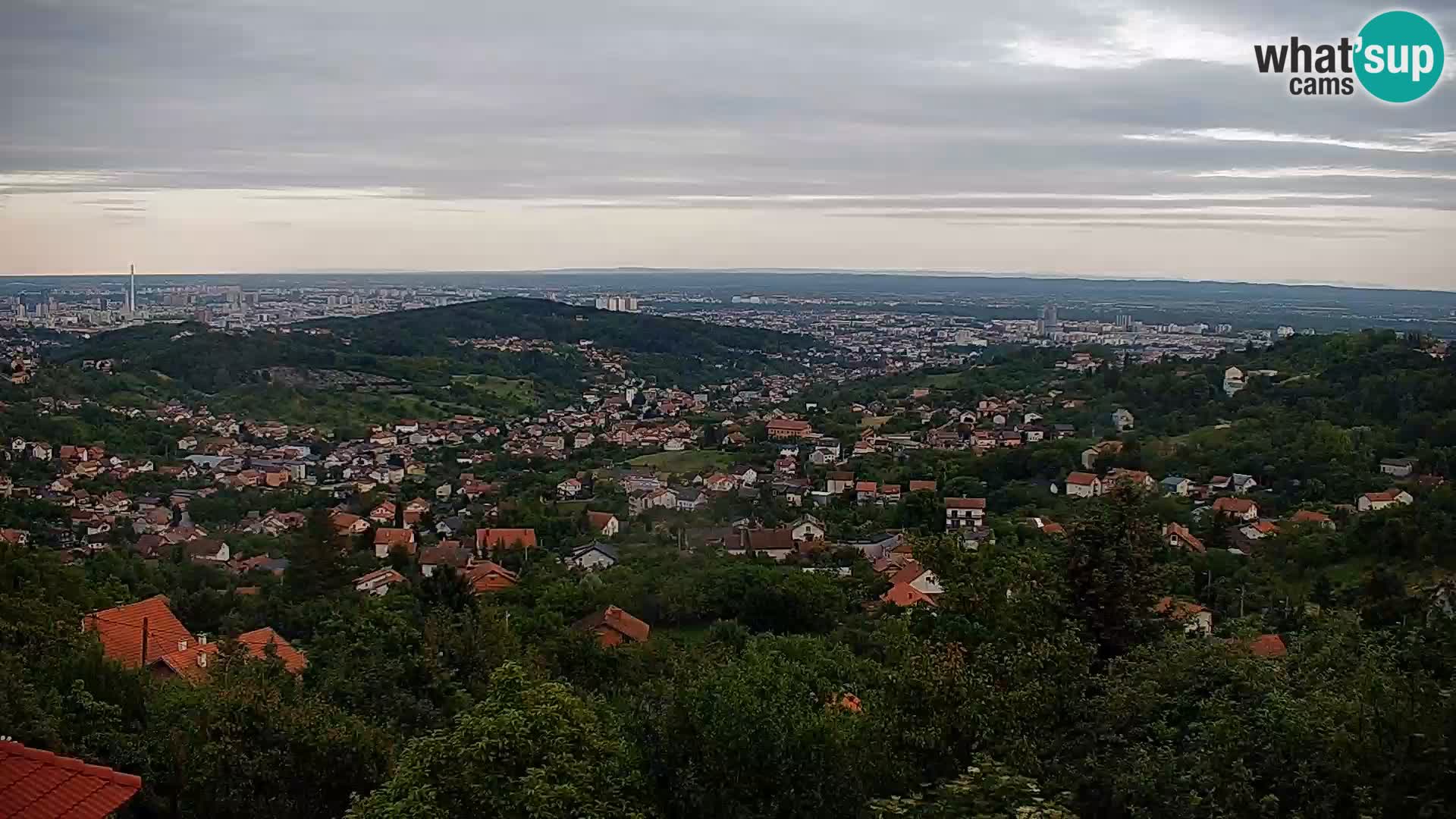 Vista panorámica de Zagreb