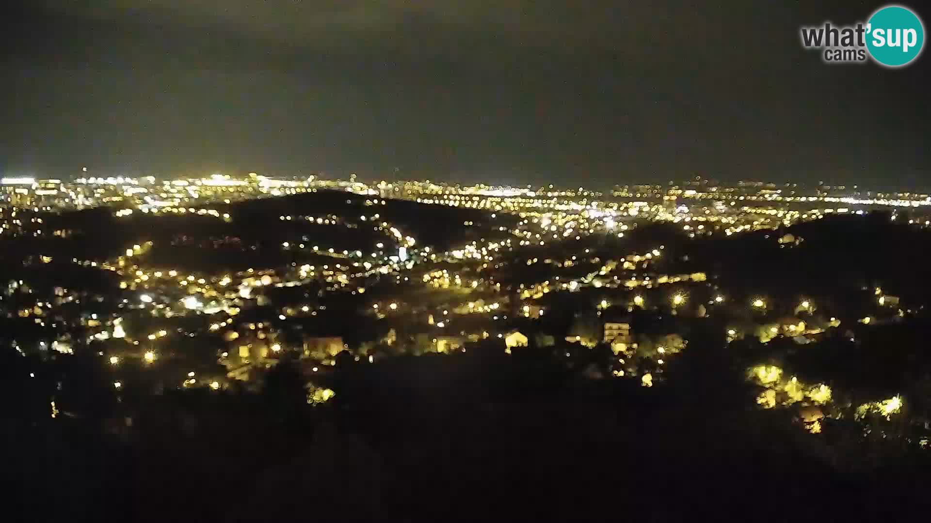Vista panoramica di Zagabria